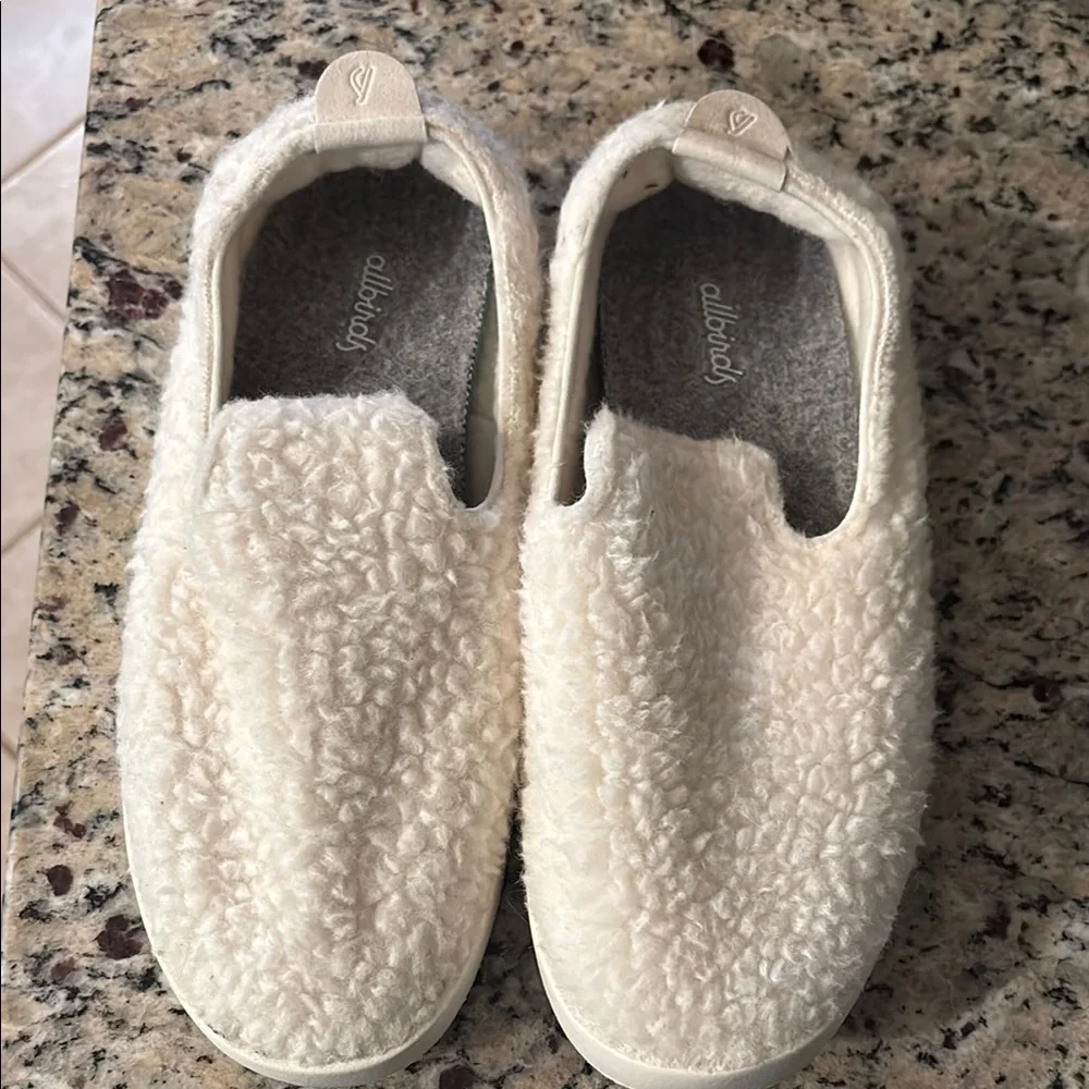 Allbirds Cream Cozy Slippers - Picture 1 of 5